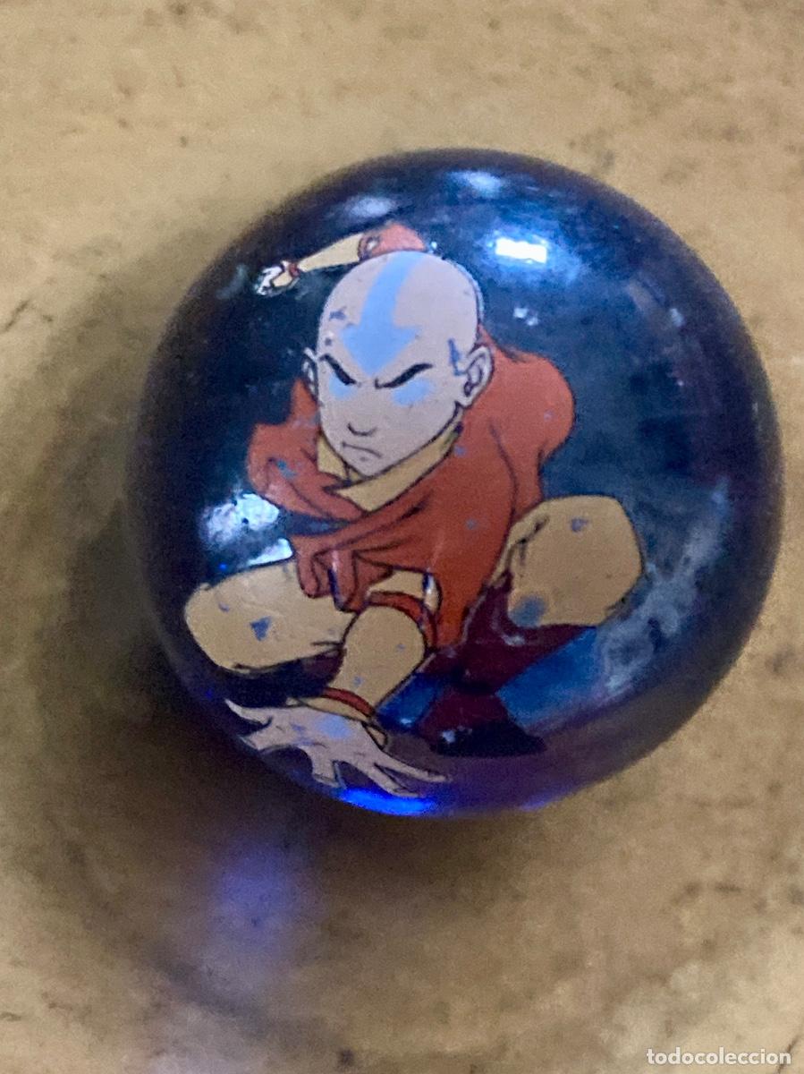 Juguetes antiguos y juegos de colecci&oacute;n: Canica grande de cristal. DRAGON BALL / BOLA DE DRAC.