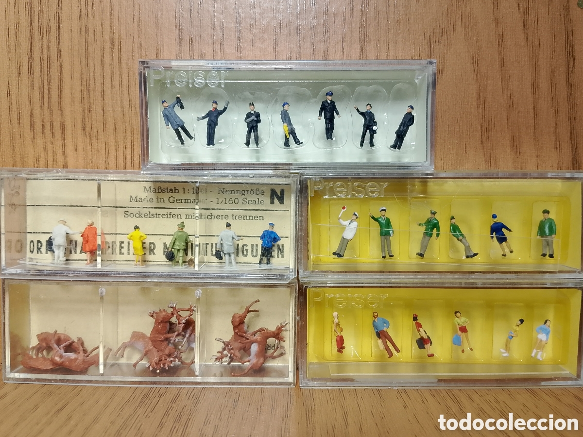 Juguetes antiguos y juegos de colecci&oacute;n: Figuras Preiser 1:160