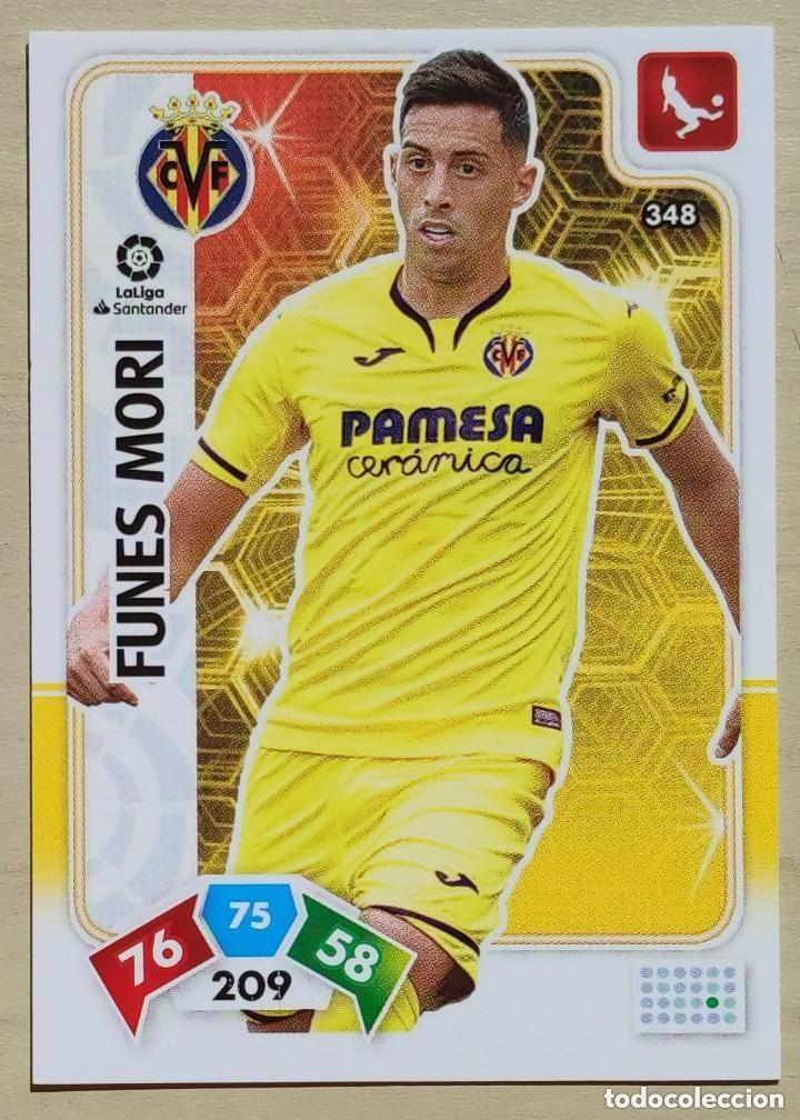 Juguetes antiguos y juegos de colecci&oacute;n: 348 FUNES MORI VILLARREAL CF FICHA ALBUM ADRENALYN XL 2019 2020 19 20
