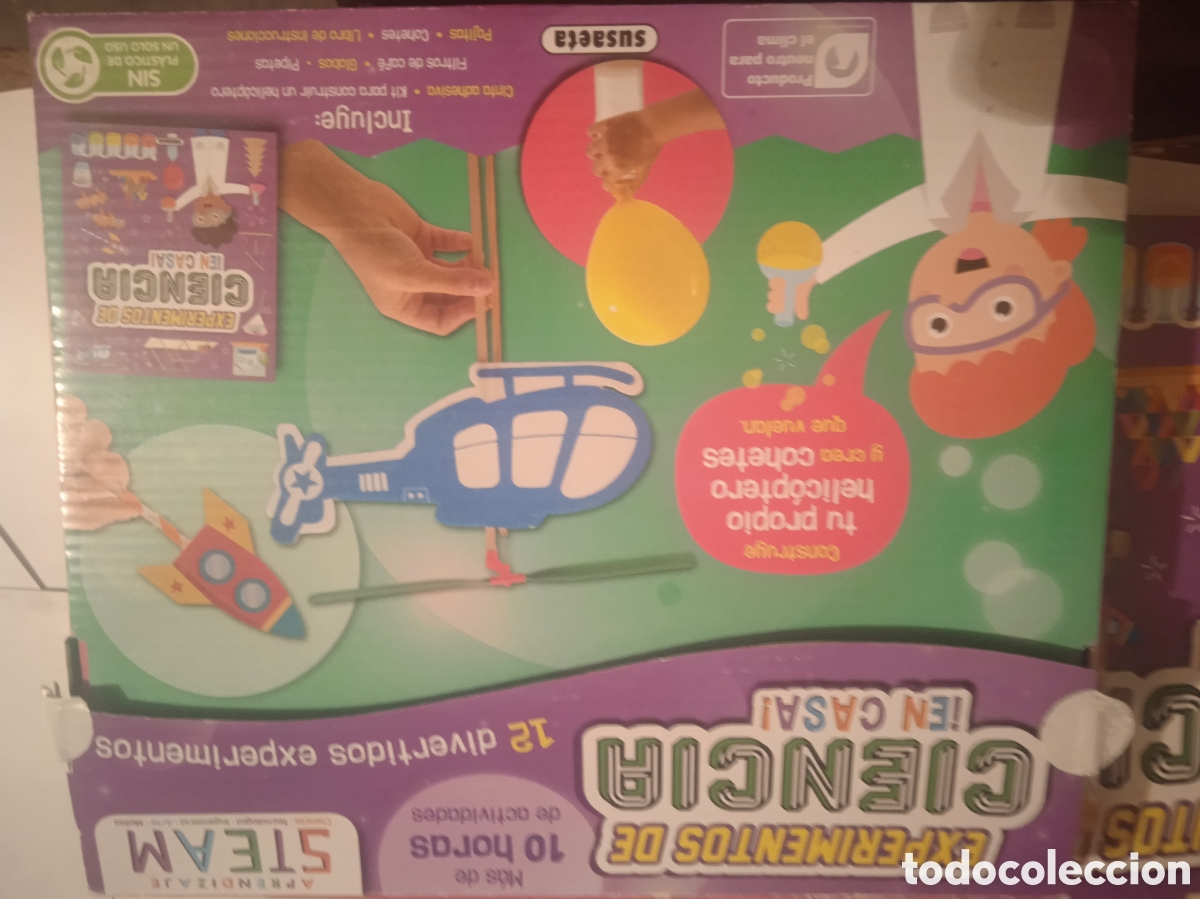 Juguetes antiguos y juegos de colecci&oacute;n: EXPERIMENTOS DE CIENCIA EN CASA