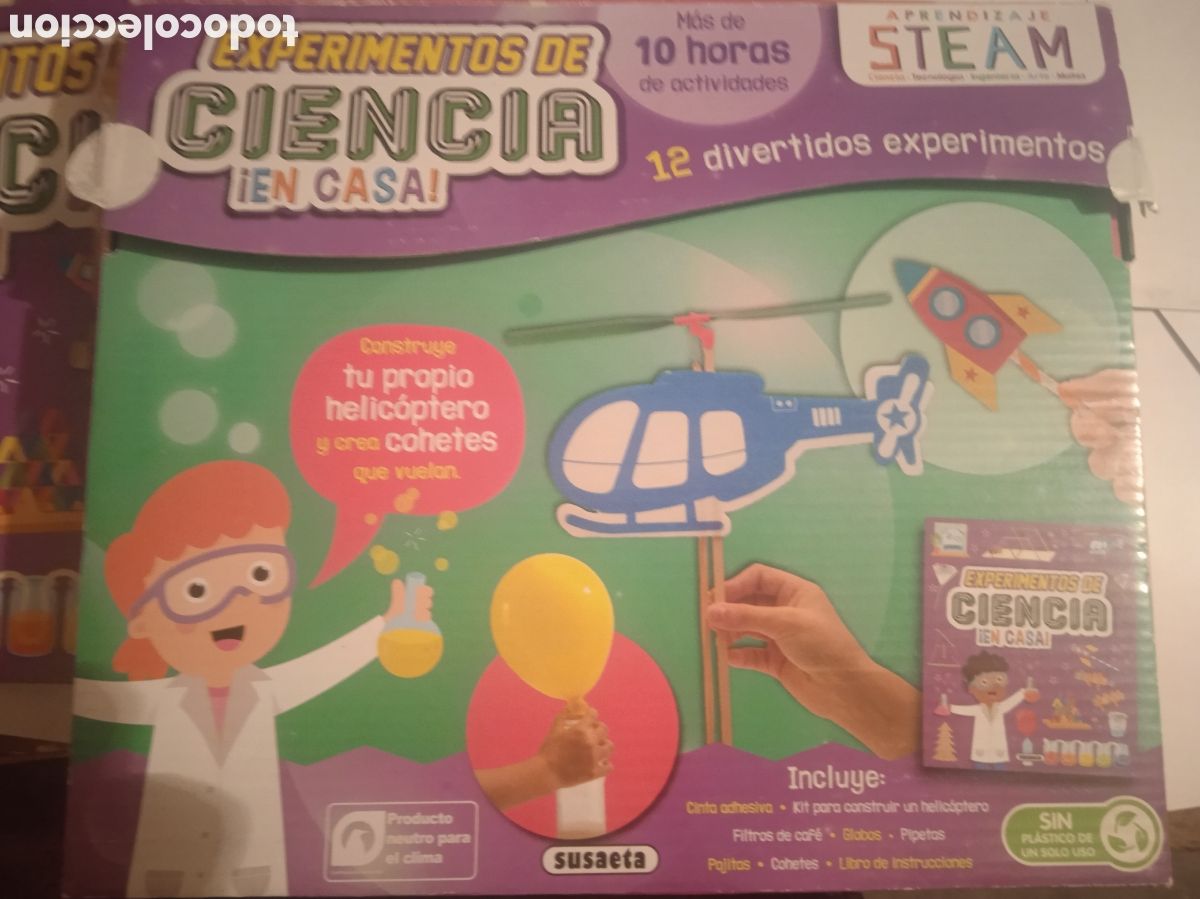Juguetes antiguos y juegos de colecci&oacute;n: EXPERIMENTOS DE CIENCIA EN CASA
