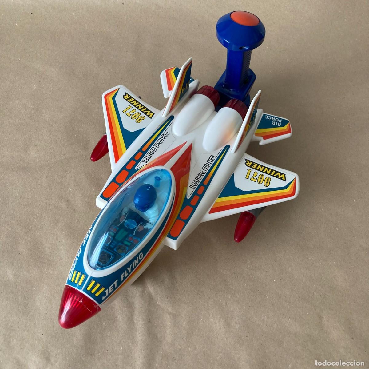 Juguetes antiguos y juegos de colecci&oacute;n: JUGUETE AVI&Oacute;N CHENG CHING TOYS, F-14 JET FLYING ROARING FIGHTER 9071 WINNER, MADE IN CHINA, 1990