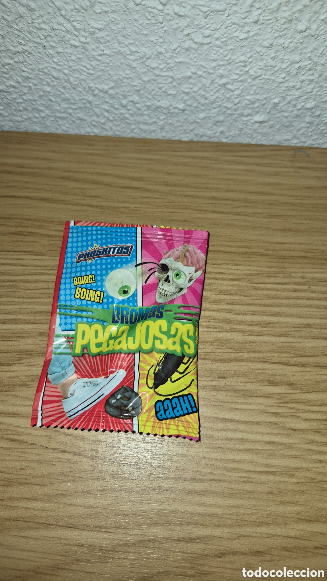 Juguetes antiguos y juegos de colecci&oacute;n: Antiguo sobre sin abrir Bromas pegajosas de Phoskitos