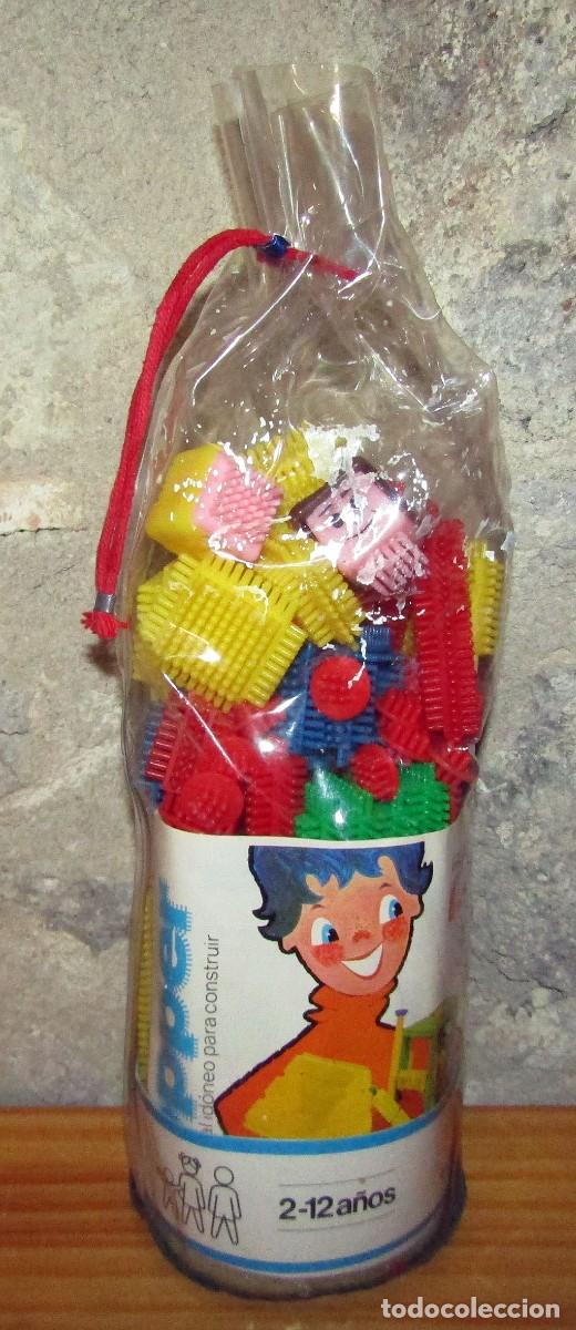 Juguetes antiguos y juegos de colecci&oacute;n: NOPPER DE MIK MIK JUGUETES - ANTIGUO SACO CON PIEZAS DEL JUEGO DE CONSTRUCCION - REF. 3350