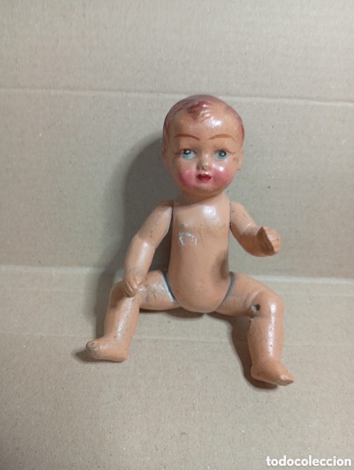 Juguetes antiguos y juegos de colecci&oacute;n: Mu&ntilde;eco de barro terracota