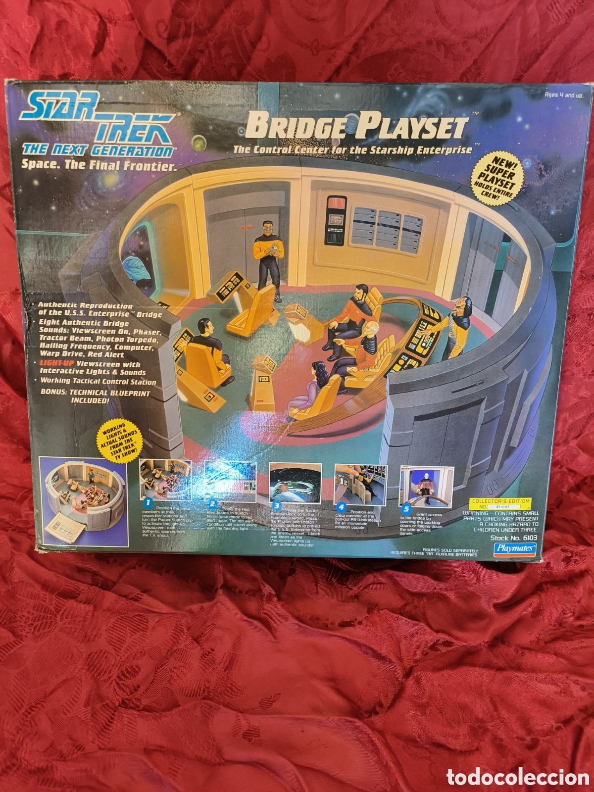 Juguetes antiguos y juegos de colecci&oacute;n: Star Trek Enterprise Bridge Playset &ndash; Playmates a&ntilde;os 90