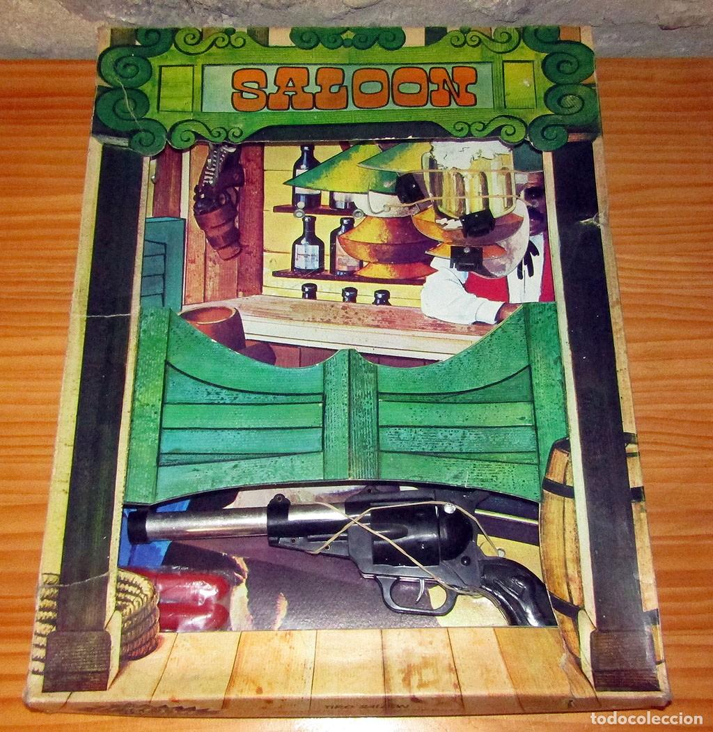 Juguetes antiguos y juegos de colecci&oacute;n: TIRO SALOON, DE LEMSSA - ANTIGUO JUEGO DE TIRO AL BLANCO - NUEVO, COMPLETO Y EN SU CAJA ORIGINAL