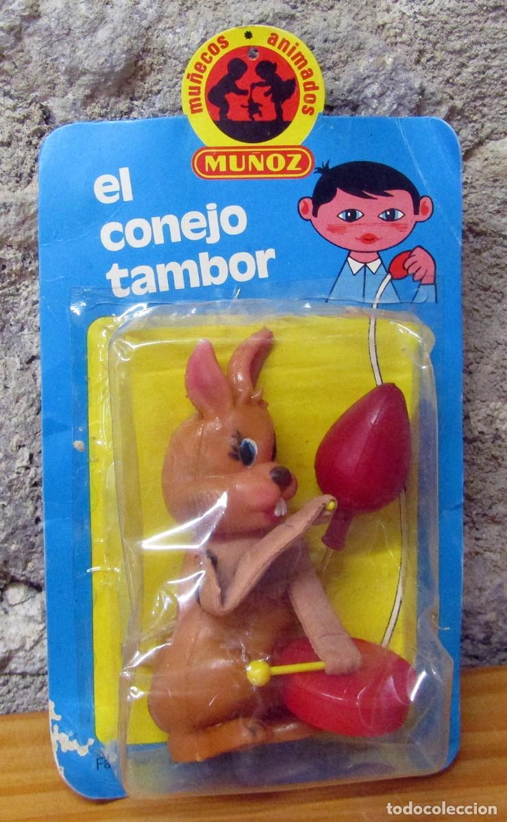 Juguetes antiguos y juegos de colecci&oacute;n: EL CONEJO TAMBOR, DE MU&Ntilde;ECOS ANIMADOS MU&Ntilde;OZ - ANTIGUO BLISTER - A ESTRENAR - A&Ntilde;OS 60/70