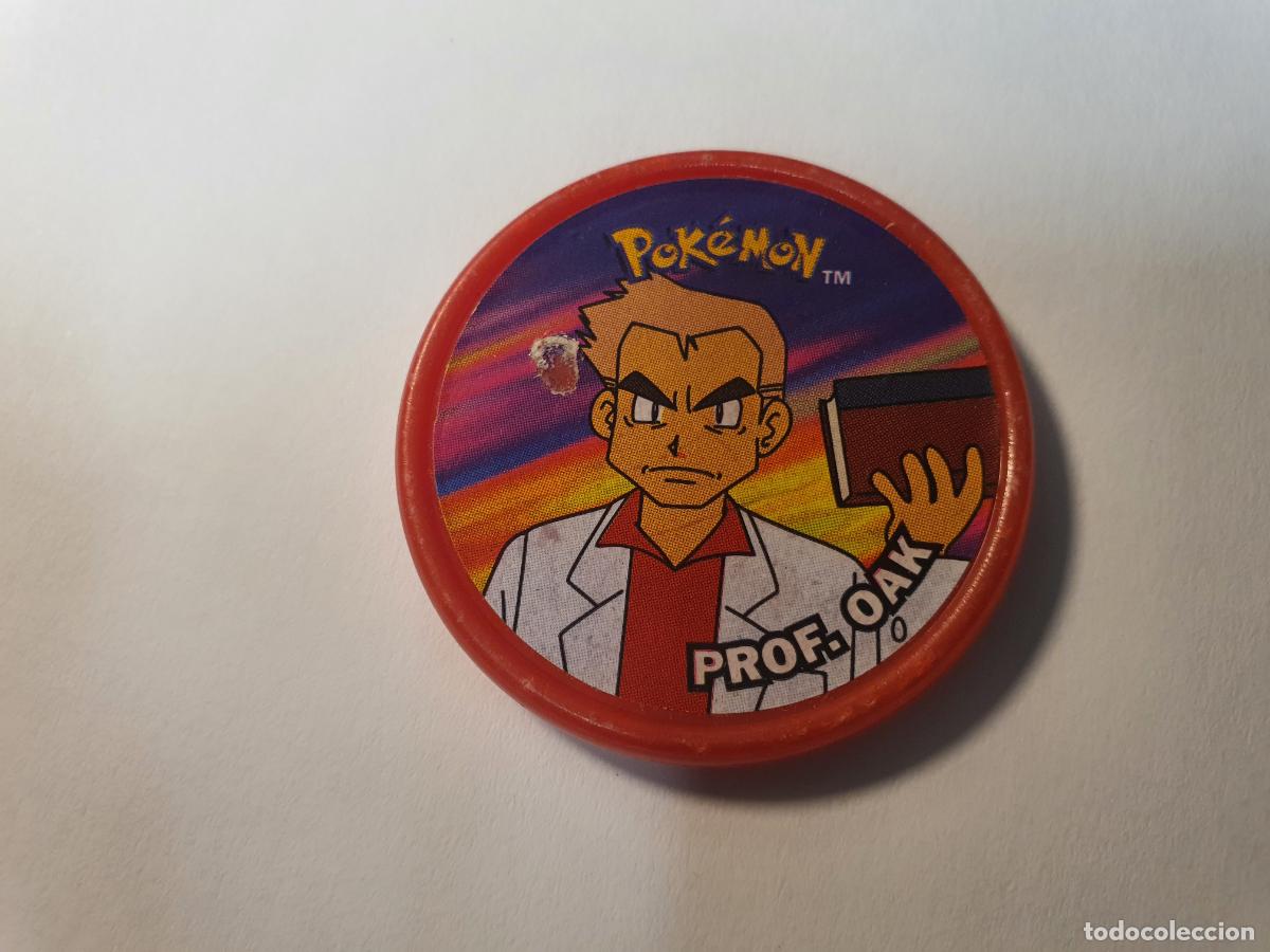 Juguetes antiguos y juegos de colecci&oacute;n: TAZO POKEMON -- A&Ntilde;O 2000 -- POKEMON MASTER TAZO - ESPA&Ntilde;A - PROF OAK