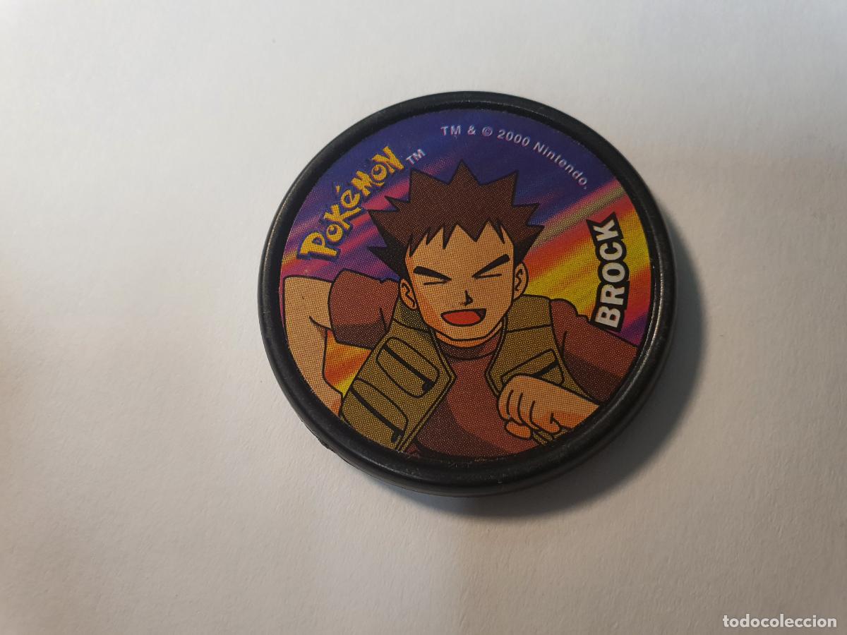 Juguetes antiguos y juegos de colecci&oacute;n: TAZO POKEMON -- A&Ntilde;O 2000 -- POKEMON MASTER TAZO - ESPA&Ntilde;A - BROCK