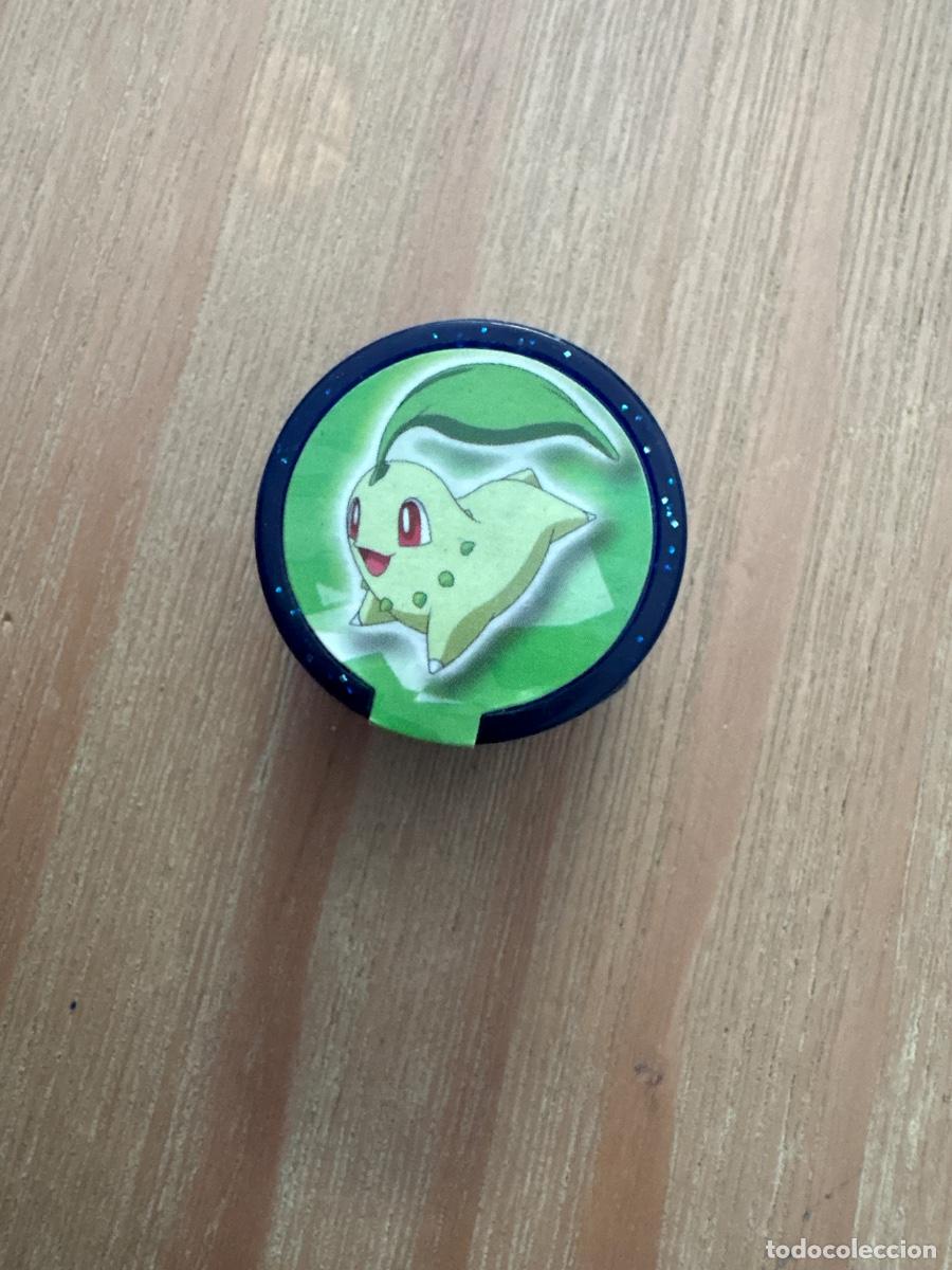 Juguetes antiguos y juegos de colecci&oacute;n: IK15. TAZO POKEMON ROLLER 2006 POKEMON NINTENDO N 20 CHIKORITA