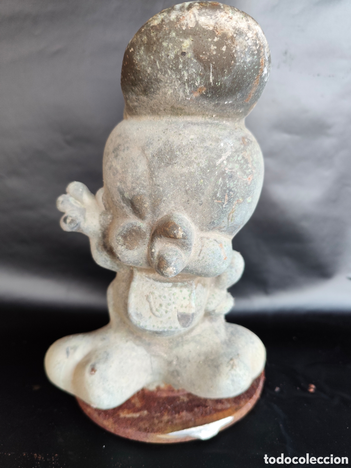 Juguetes antiguos y juegos de colecci&oacute;n: Antiguo molde matriz para fabricar mu&ntilde;ecos de Piol&iacute;n. Hucha.