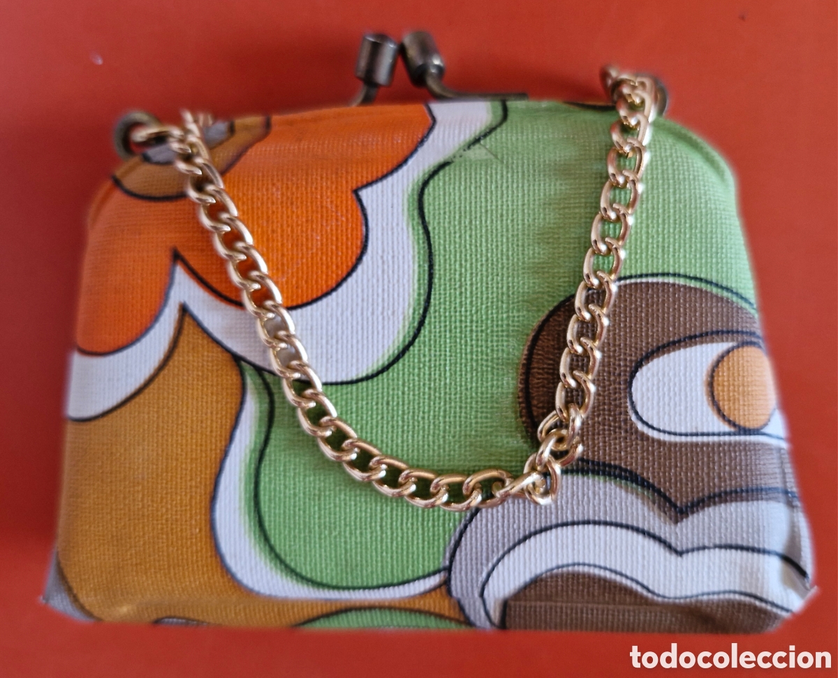 Juguetes antiguos y juegos de colecci&oacute;n: MONEDERO CADENA INFANTIL,CIERRE MET&Aacute;LICO.NACIONAL 70'S.NUEVO.