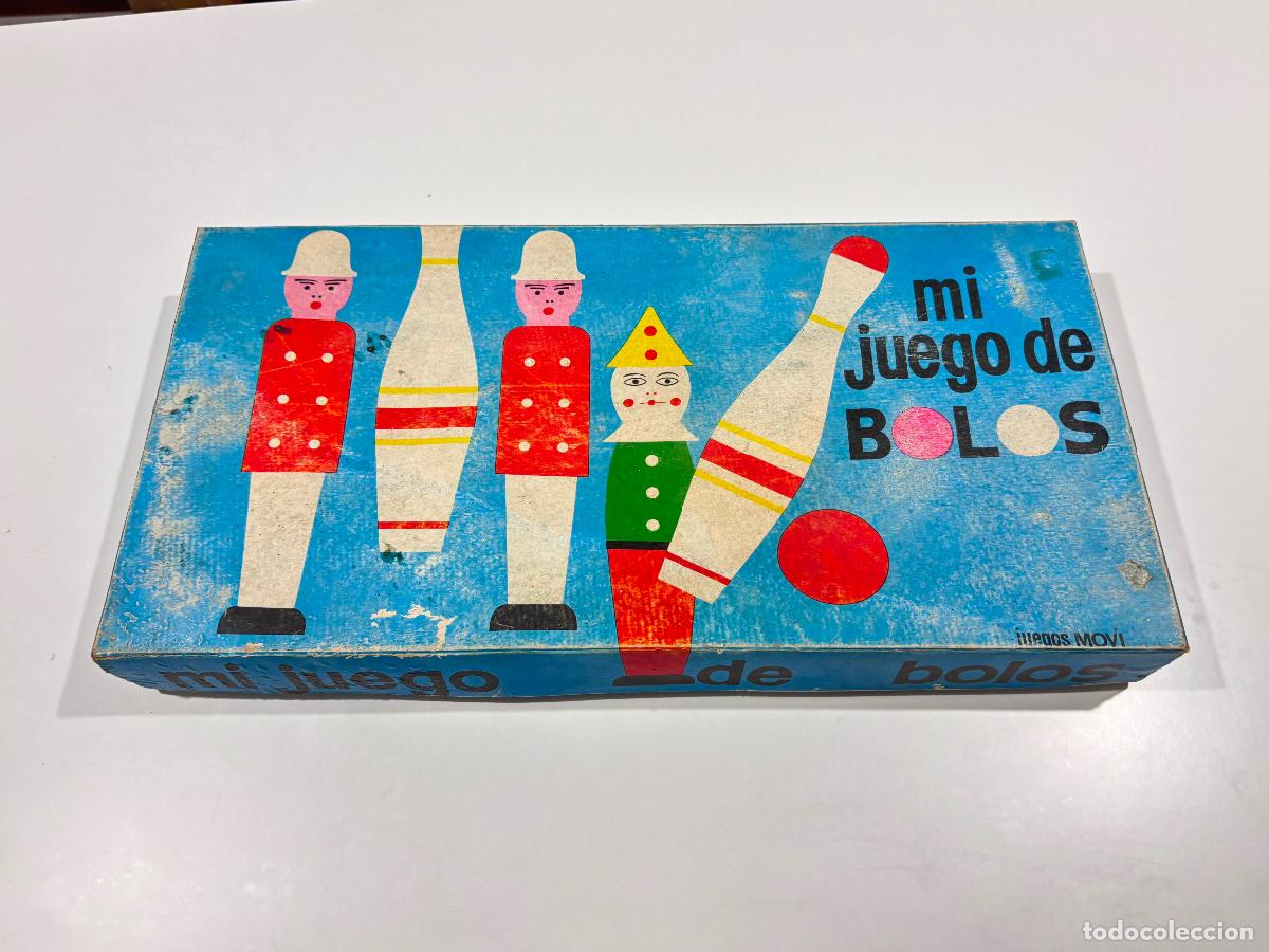 Juguetes antiguos y juegos de colecci&oacute;n: Juegos mov&iacute; Mi juego de bolos de madera