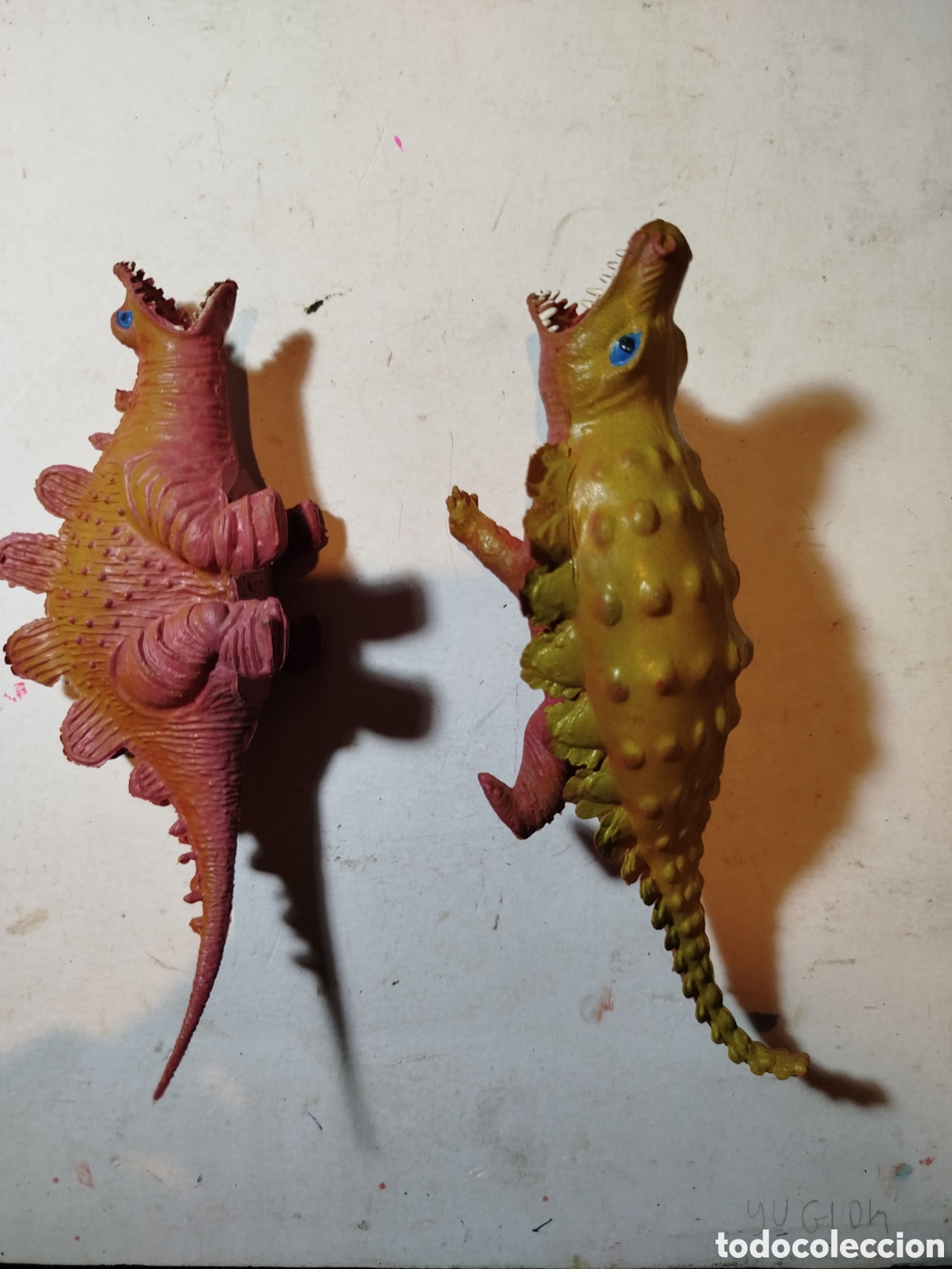 Juguetes antiguos y juegos de colecci&oacute;n: Dinosaurios antiguos PVC retro