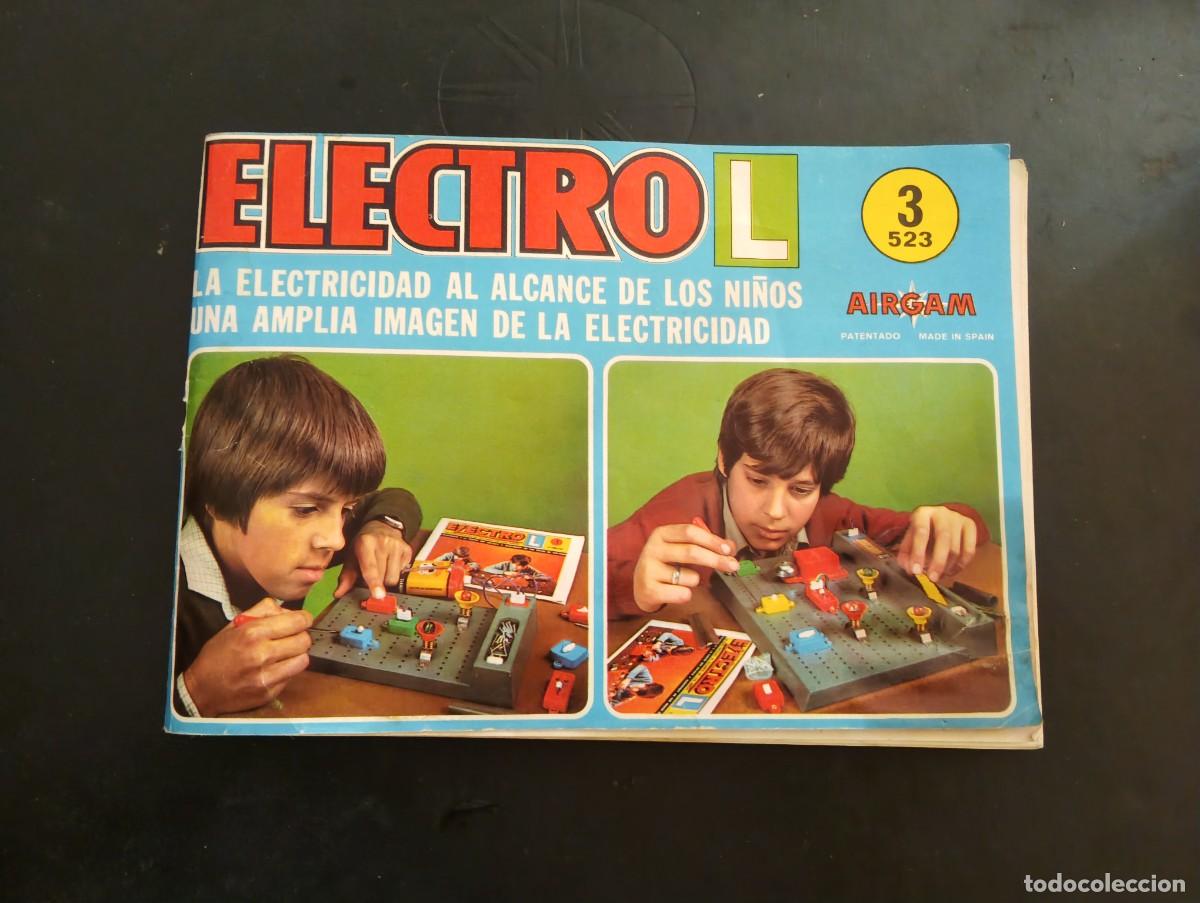 Juguetes antiguos y juegos de colecci&oacute;n: INSTRUCCIONES ELECTRO L 3 - AIRGAM - JUEGO DE ELECTRICIDAD - A&Ntilde;OS 70