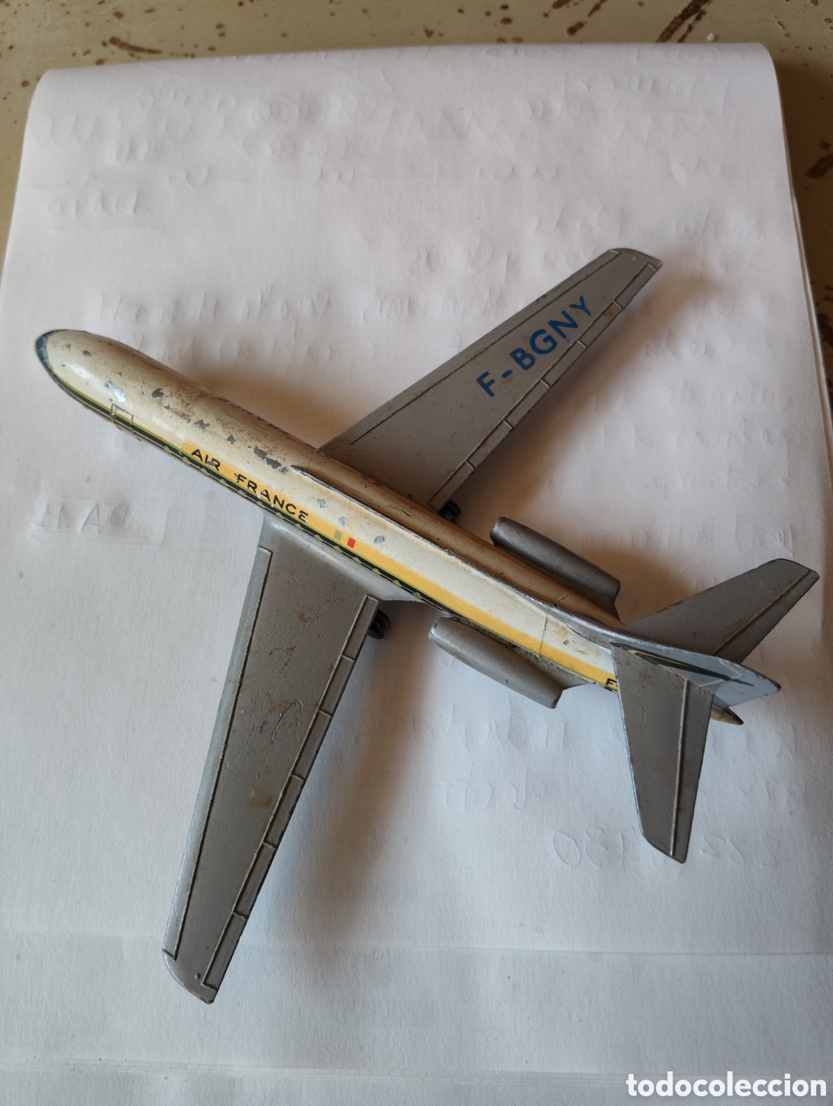 Juguetes antiguos y juegos de colecci&oacute;n: AVION CARAVELLE. SE 210 DINKy SUPER TOYS. 997