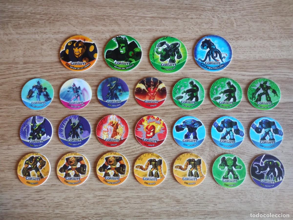 Juguetes antiguos y juegos de colecci&oacute;n: Tazos de Gormiti a 20 c&eacute;ntimos cada uno