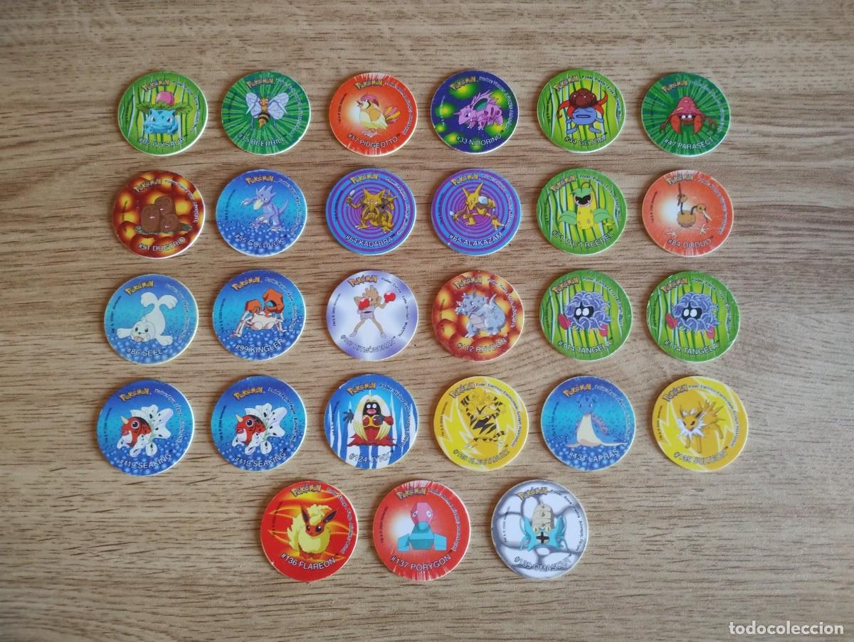 Juguetes antiguos y juegos de colecci&oacute;n: Tazos de pokemon tazos 2 a 50 c&eacute;ntimos cada uno