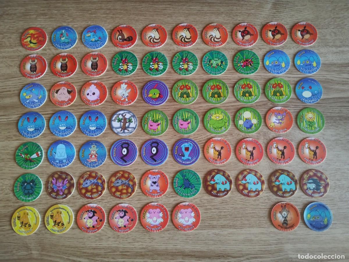 Juguetes antiguos y juegos de colecci&oacute;n: Tazos de pokemon tazos 3 a 50 c&eacute;ntimos cada uno