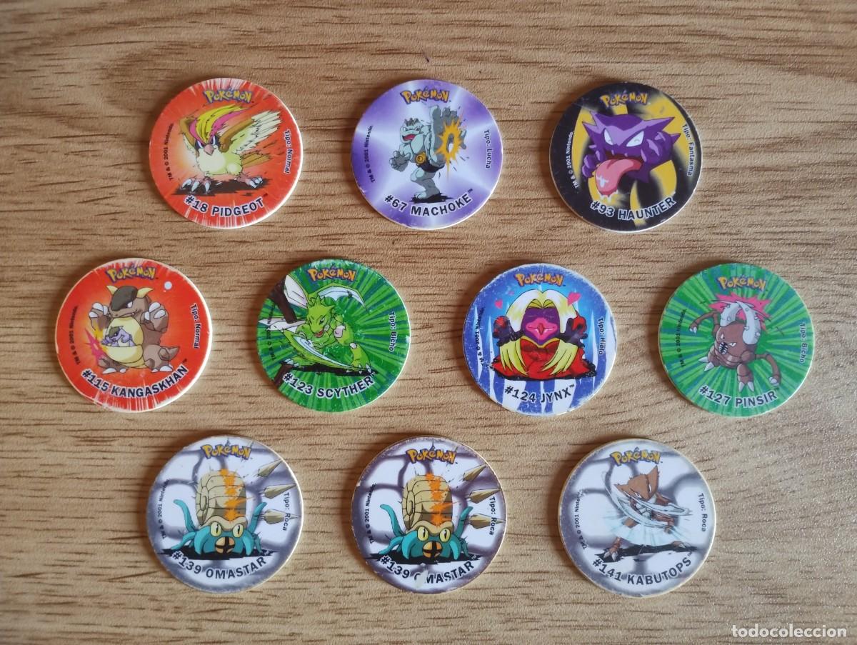 Juguetes antiguos y juegos de colecci&oacute;n: Tazos de pokemon tazos attack a 50 c&eacute;ntimos cada uno