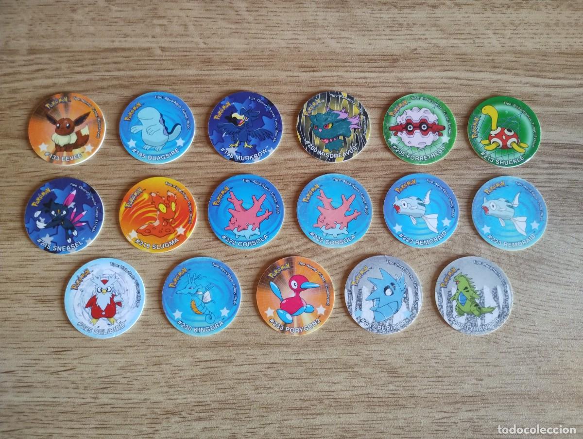 Juguetes antiguos y juegos de colecci&oacute;n: Tazos de pokemon sticker tazos a 50 c&eacute;ntimos cada uno