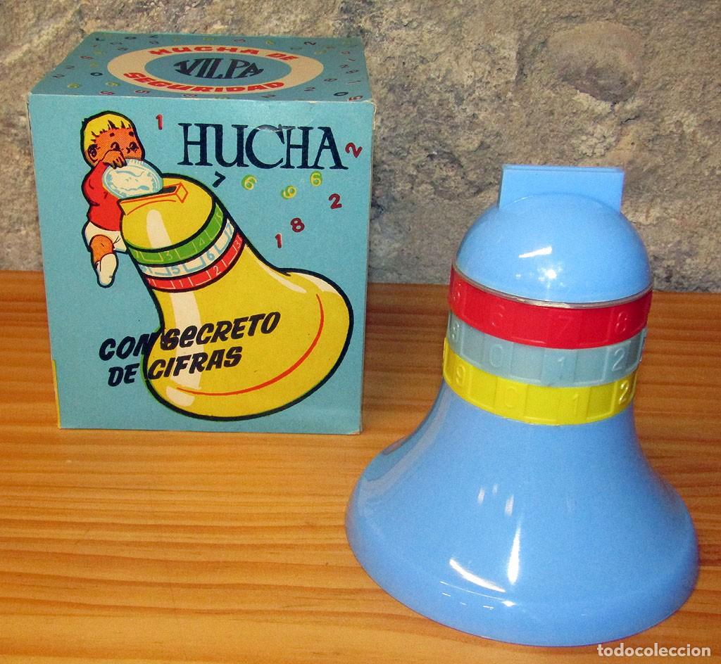 Juguetes antiguos y juegos de colecci&oacute;n: ANTIGUA HUCHA CAMPANA DE VILPA - NUEVA Y EN SU CAJA ORIGINAL - A&Ntilde;OS 60/70