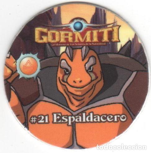 Brinquedos antigos e Jogos de cole&ccedil;&atilde;o: COLECCI&Oacute;N TAZOS CHEETOS GORMITI EL RETORNO DE LOS SE&Ntilde;ORES DE LA NATURALEZA TAZO #21 21 ESPALDACERO