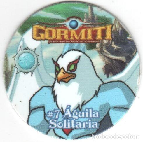 Brinquedos antigos e Jogos de cole&ccedil;&atilde;o: COLECCI&Oacute;N TAZOS CHEETOS GORMITI EL RETORNO DE LOS SE&Ntilde;ORES LA NATURALEZA TAZO #7 7 &Aacute;GUILA SOLITARIA