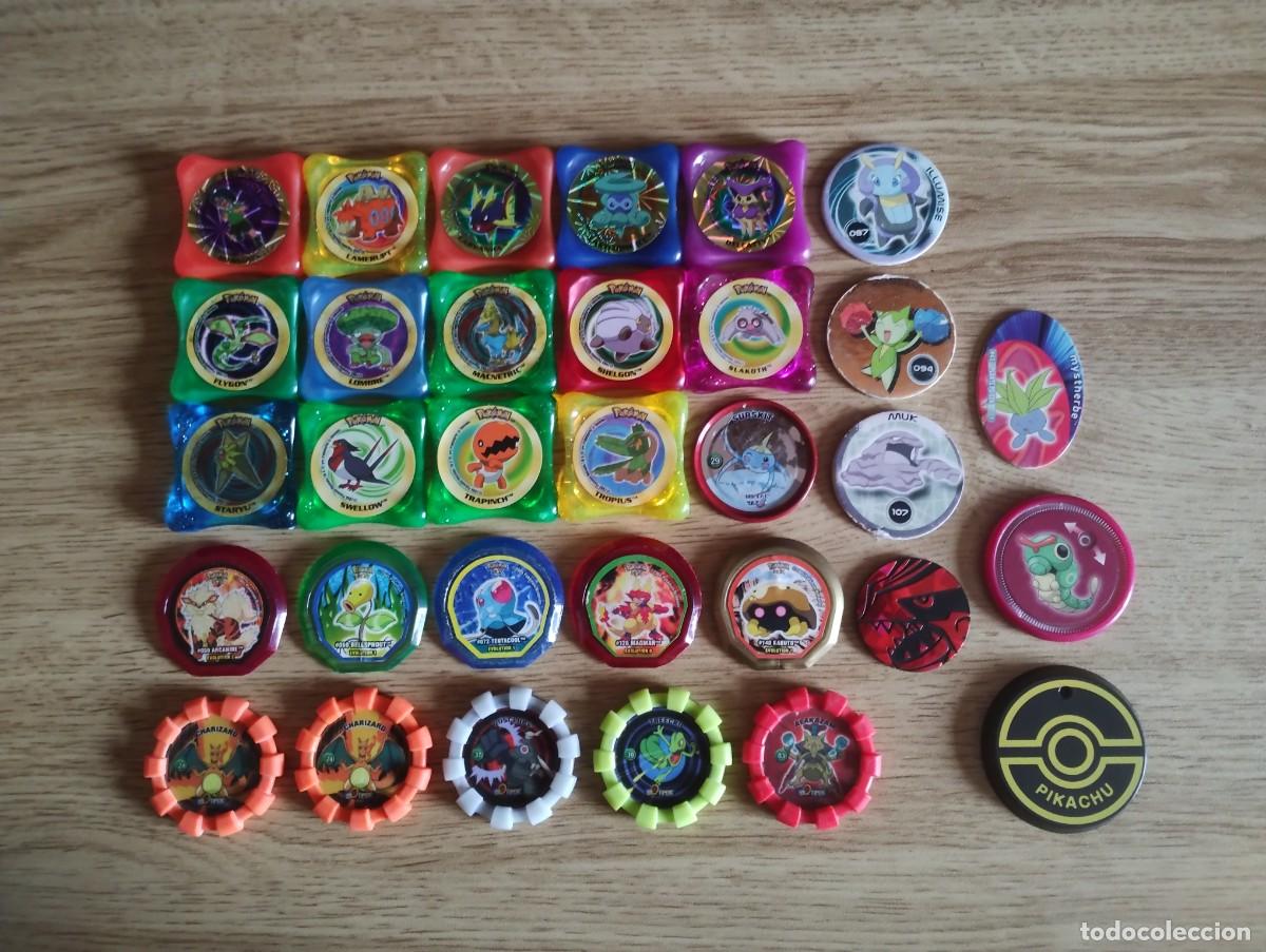 Juguetes antiguos y juegos de colecci&oacute;n: Tazos varios de pokemon a 50 c&eacute;ntimos cada uno