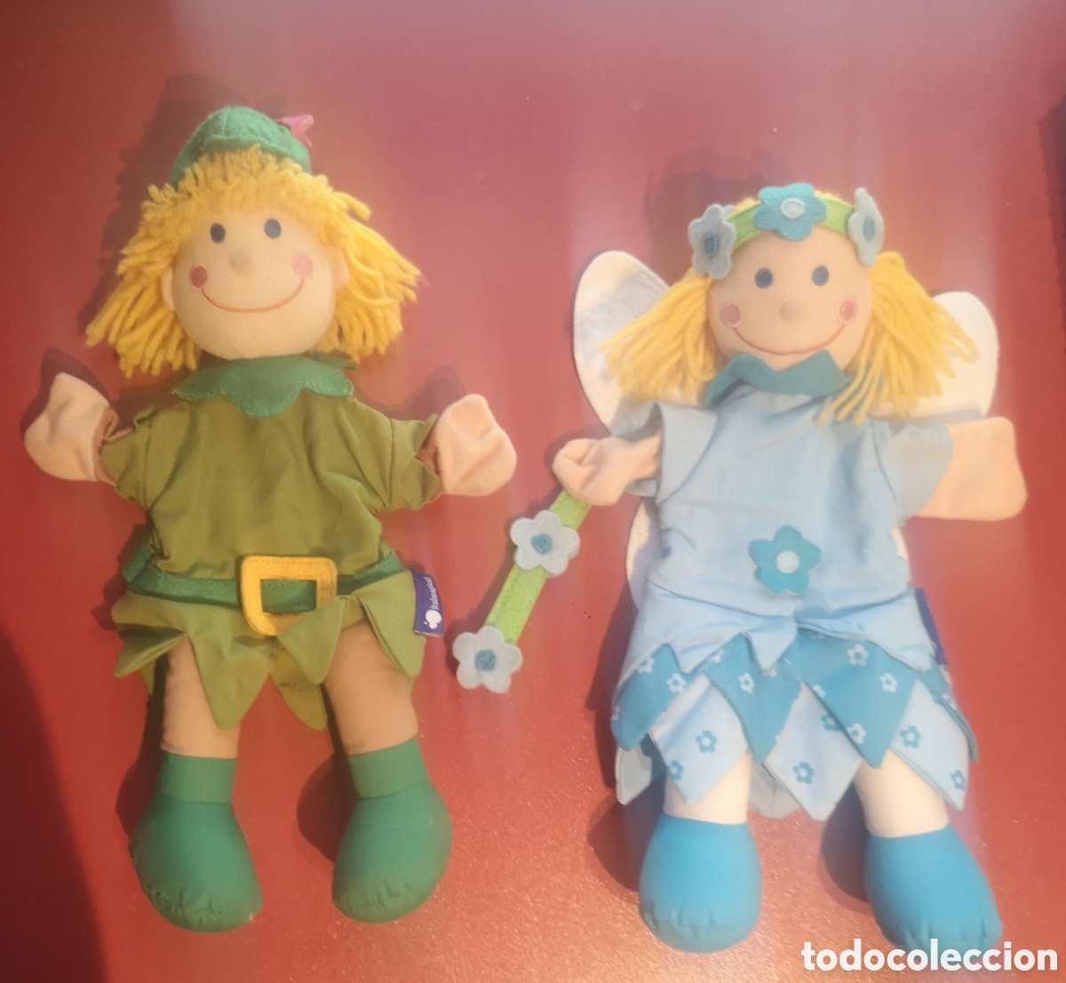 Brinquedos antigos e Jogos de cole&ccedil;&atilde;o: Marionetas Peter Pan y Campanilla