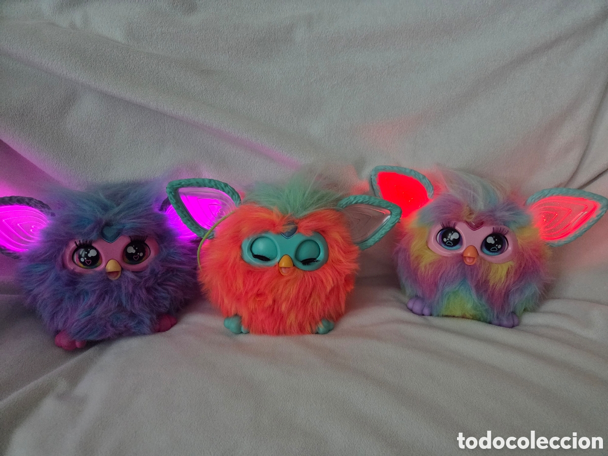 Juguetes antiguos y juegos de colecci&oacute;n: Lote 3 furby 2023 modernos hasbro