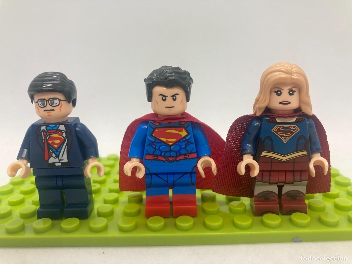 Brinquedos antigos e Jogos de cole&ccedil;&atilde;o: Minifiguras Superman, Clark Kent y Supergirl