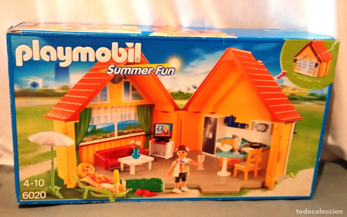 Juguetes antiguos y juegos de colecci&oacute;n: Playmobil Summer Fun Casa de Campo / Malet&iacute;n (referencia 6020)