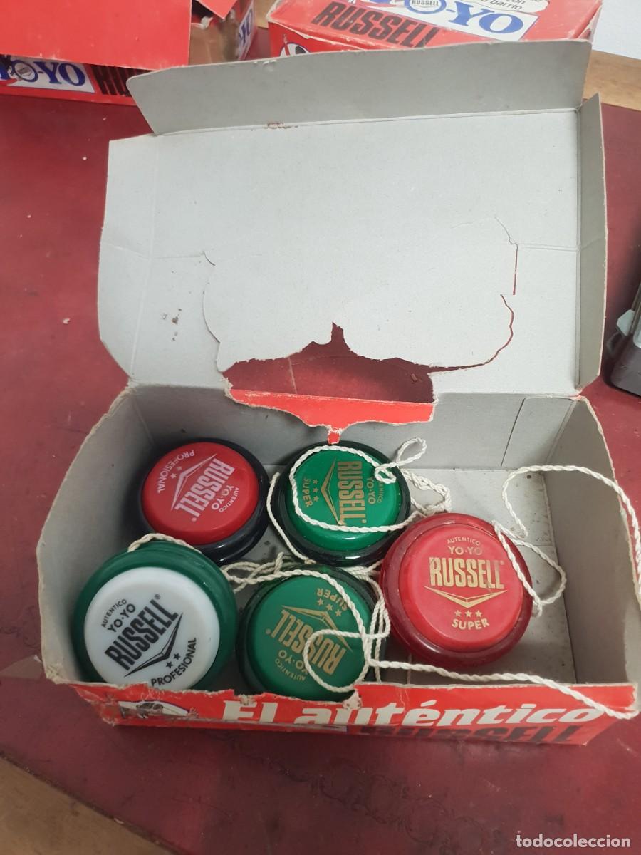 Jouets Anciens et Jeux de collection: Lote de yo-yo russell super y profesional 5 unidades sin usar