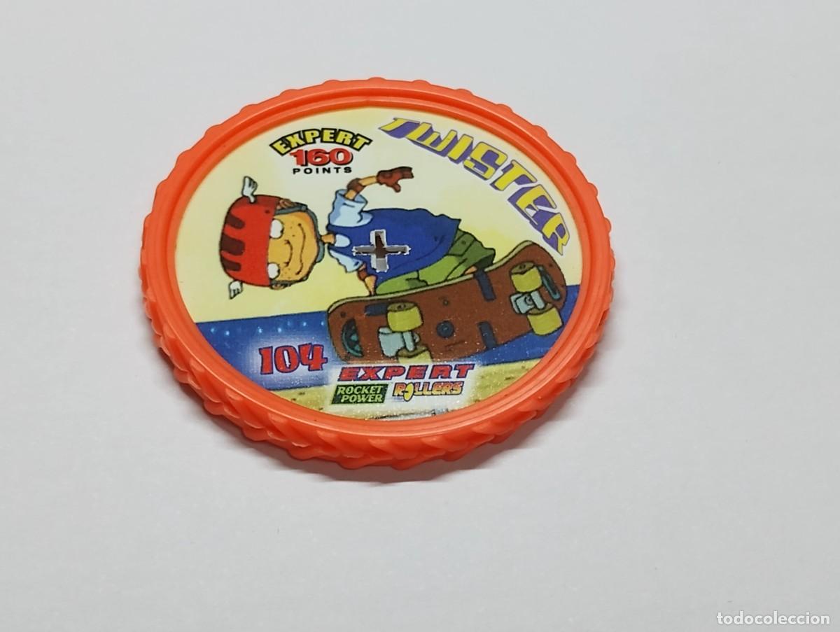 Jouets Anciens et Jeux de collection: Tazo rocket power rollers n&ordm;104 Twister