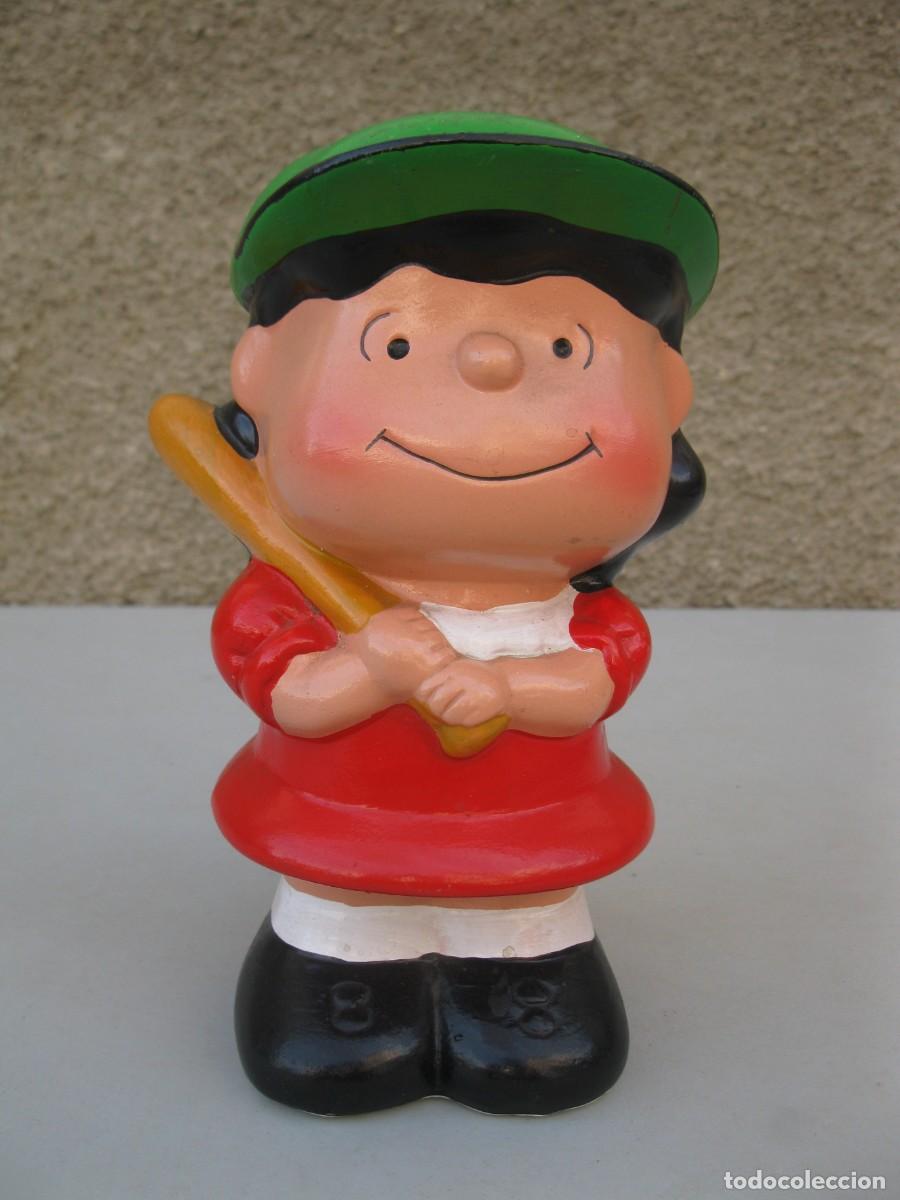 Jouets Anciens et Jeux de collection: FIGURA - HUCHA DE LUCY VAN PELT - PERSONAJE DE CHARLIE BROWN - SNOOPY.