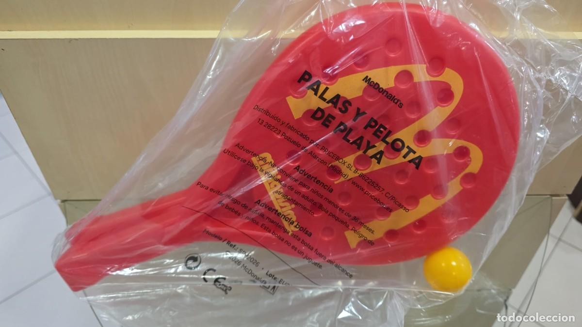 Antique Toys and Collectible Games: Palas y Pelota de Playa [McDonald's] MITIQU&Iacute;SIMO
