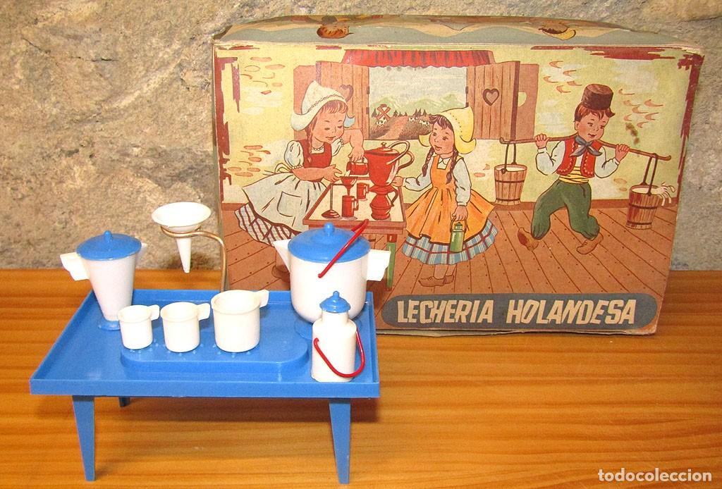 Brinquedos antigos e Jogos de cole&ccedil;&atilde;o: ANTIGUA LECHERIA HOLANDESA - NUEVA Y EN SU CAJA ORIGINAL - A&Ntilde;OS 50