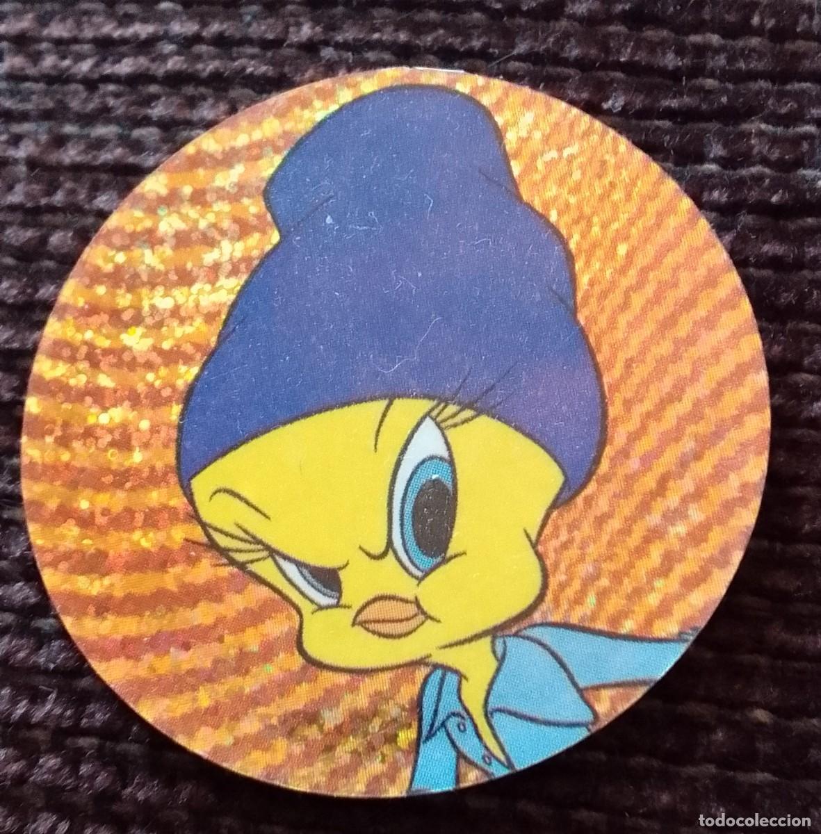 Antique Toys and Collectible Games: TAZO. LOONAZOS BOOMER. 83. TWEETY.