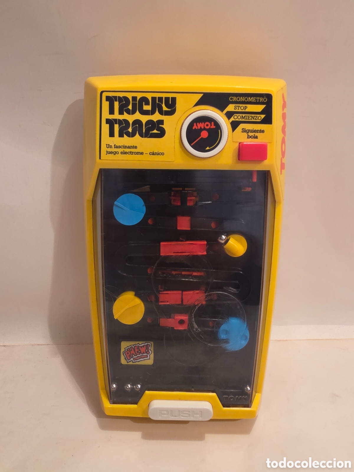 Brinquedos antigos e Jogos de cole&ccedil;&atilde;o: TRICKY TRAPS. TOMY. JUEGUETE ELECTRO-MECANICO. A&Ntilde;OS 80. THAILAND. FUNCIONANDO.
