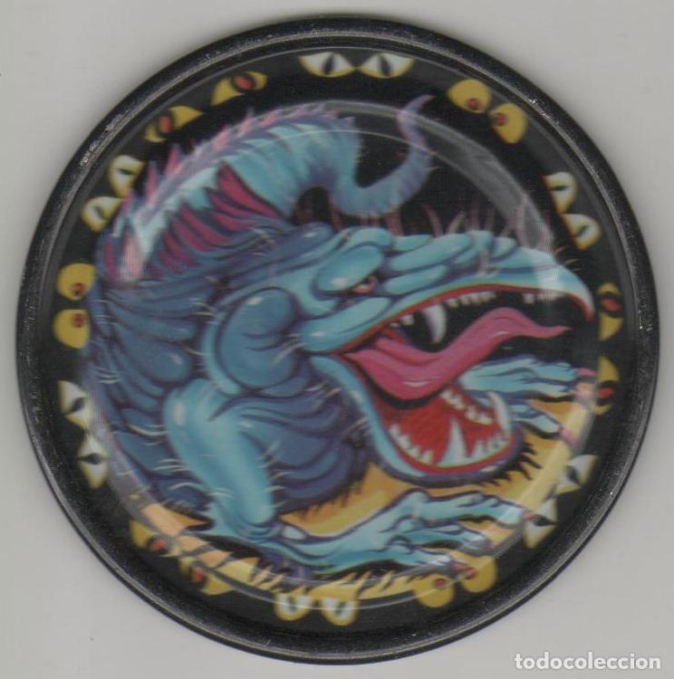 Antique Toys and Collectible Games: COLECCI&Oacute;N TAZOS MAGIC BOX INT. RAPPERS TAZO METAL MET&Aacute;LICO CAPS POGS N&Uacute;MERO 9 1 POINT MONSTRUO