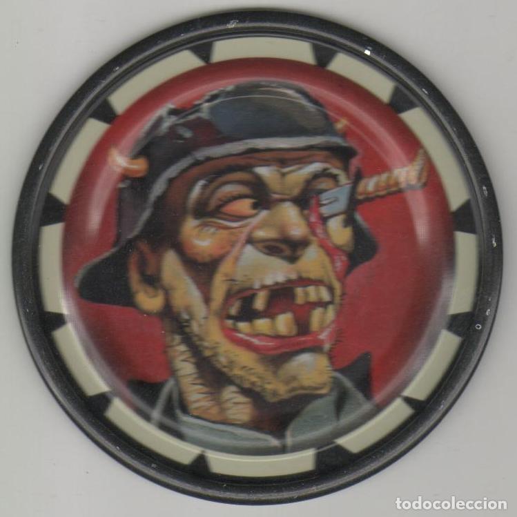 Antique Toys and Collectible Games: COLECCI&Oacute;N TAZOS MAGIC BOX INT. RAPPERS TAZO METAL MET&Aacute;LICO CAPS POGS N&Uacute;MERO 25 1 POINT MONSTRUO