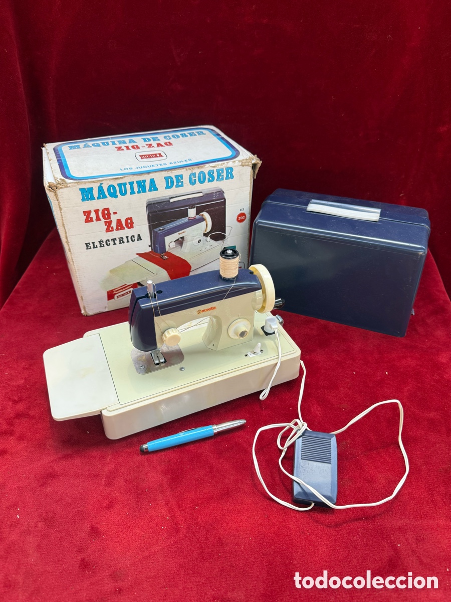Antique Toys and Collectible Games: Antiguo juguete maquina de coser Eureka!