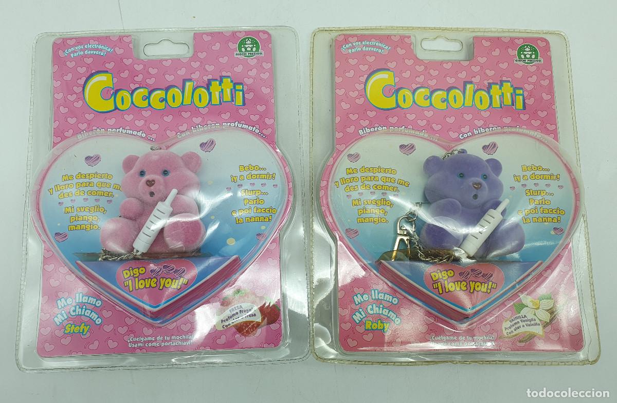 Jouets Anciens et Jeux de collection: PACK 2 LLAVEROS COCCOLOTTI ROSA Y MORADO NUEVOS EN BLISTER GIOCHI PREZIOSI