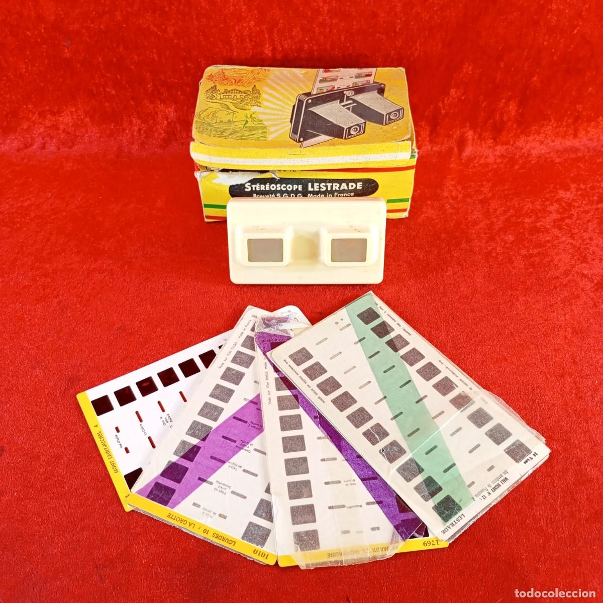 Antique Toys and Collectible Games: VISOR ESTEREOSCOPICO - ST&Eacute;R&Eacute;OSCOPE LESTRADE - BRETEV&Eacute; - MADE IN FRANCE - VUES EN COULEURS