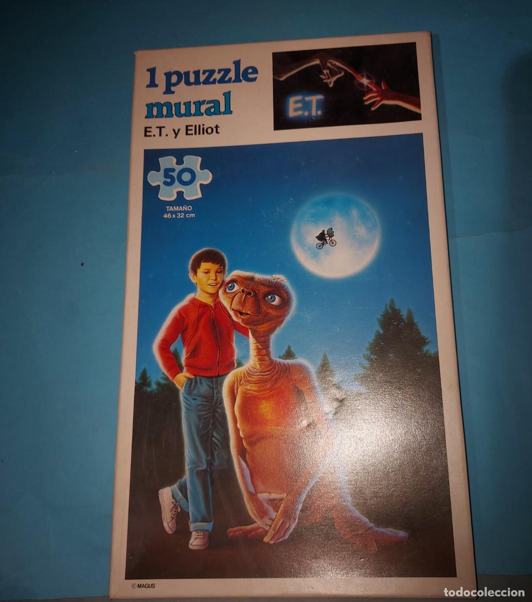 Jouets Anciens et Jeux de collection: 1 PUZZLE MURAL E.T. Y ELLIOT