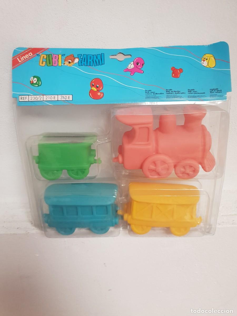 Giocattoli antichi e Giochi di collezione: Recuerdos. Tren de colores cubi farmi.