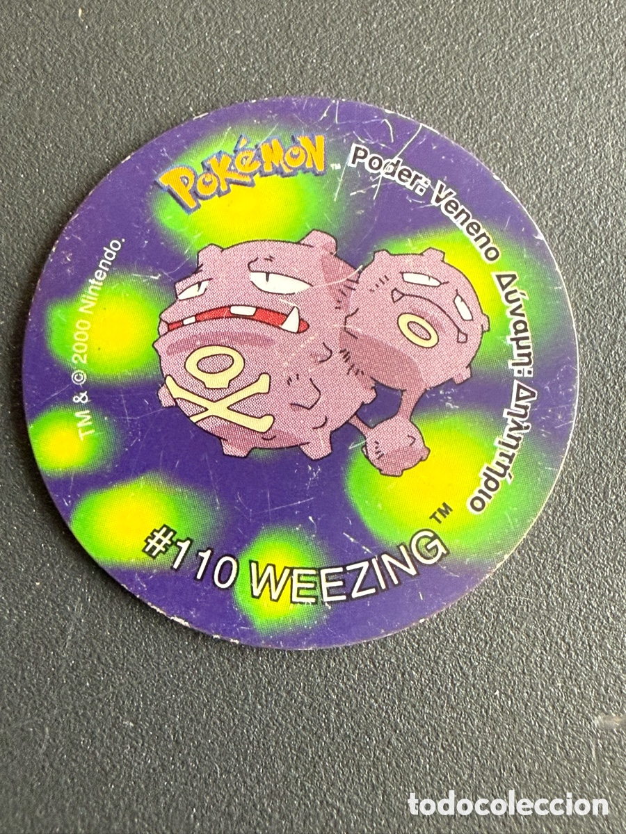 Antique Toys and Collectible Games: POKEMON. TAZO 2. # 110. WEEZING
