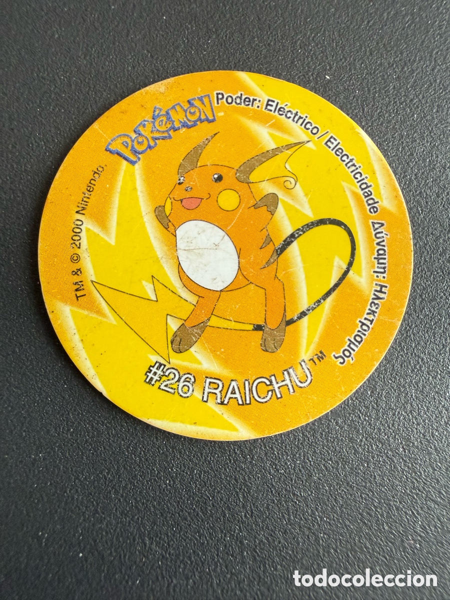 Jouets Anciens et Jeux de collection: POKEMON. TAZO 2. # 26 RAICHU